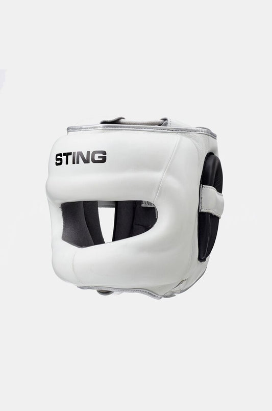 STING Viper X Face Shield — White/Black/Silver