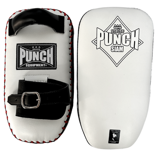 THAI PAD - Siam™ - LEATHER- SINGLE STRAP BUCKLE - WHITE