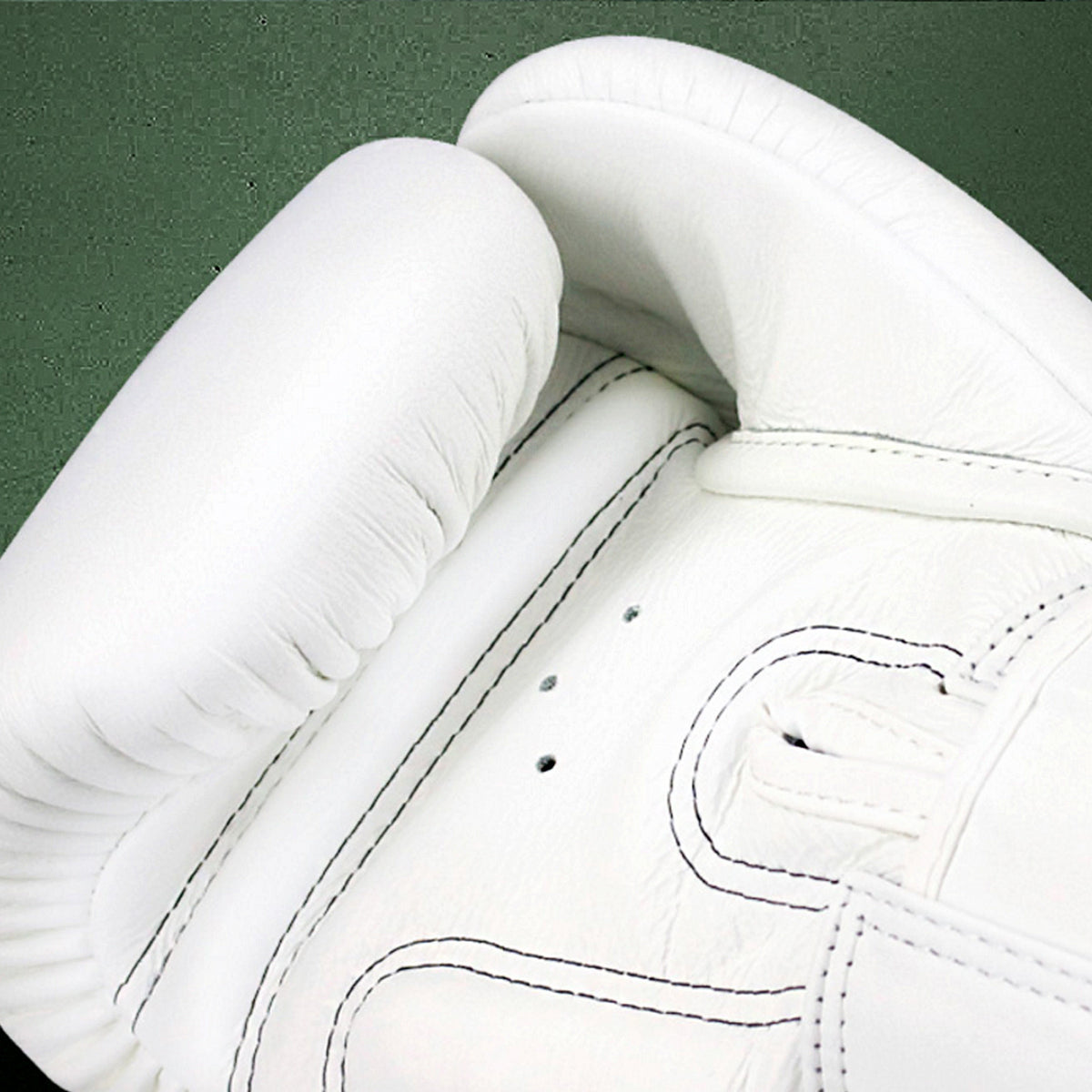 TWINS Pro Leather Boxing Gloves white 14oz BGVL-3