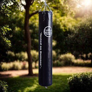 BOXING BAG - Trophy Getters® REFILLABLE - 6FT - BLACK