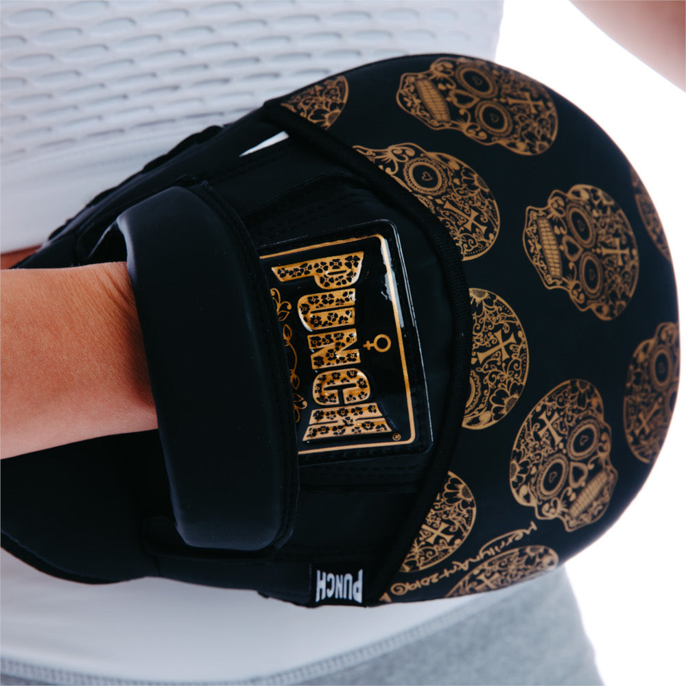 FOCUS PADS - Urban™ - GOLD SKULL ART - BLACK