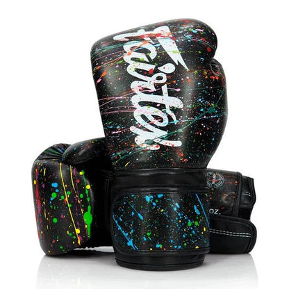 Fairtex BGV14 Microfibre Boxing Gloves - Art Collections - Painter/Black