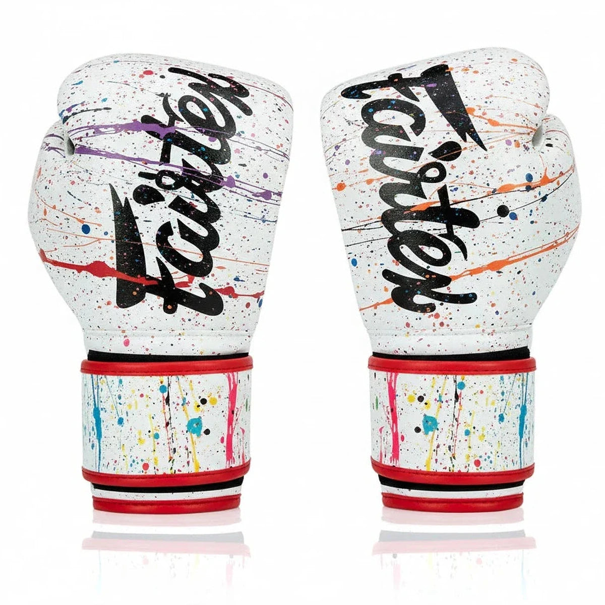 Fairtex BGV14 Microfibre Boxing Gloves - Art Collections - Painter/White