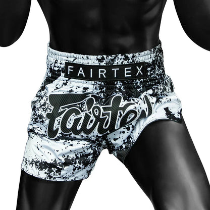 Fairtex Grunge White Muay Thai Shorts