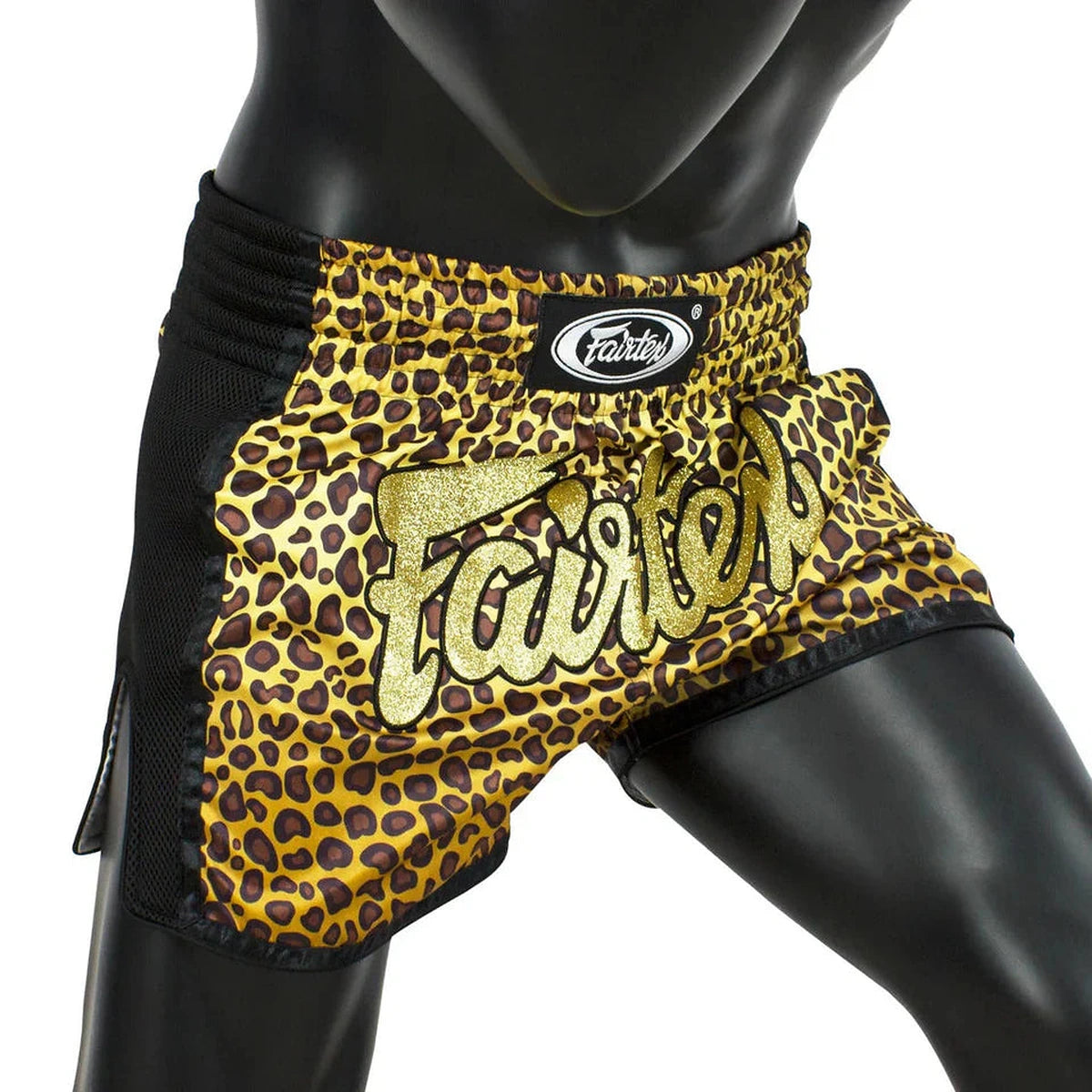 Fairtex Leopard Slim Cut Muay Thai Shorts