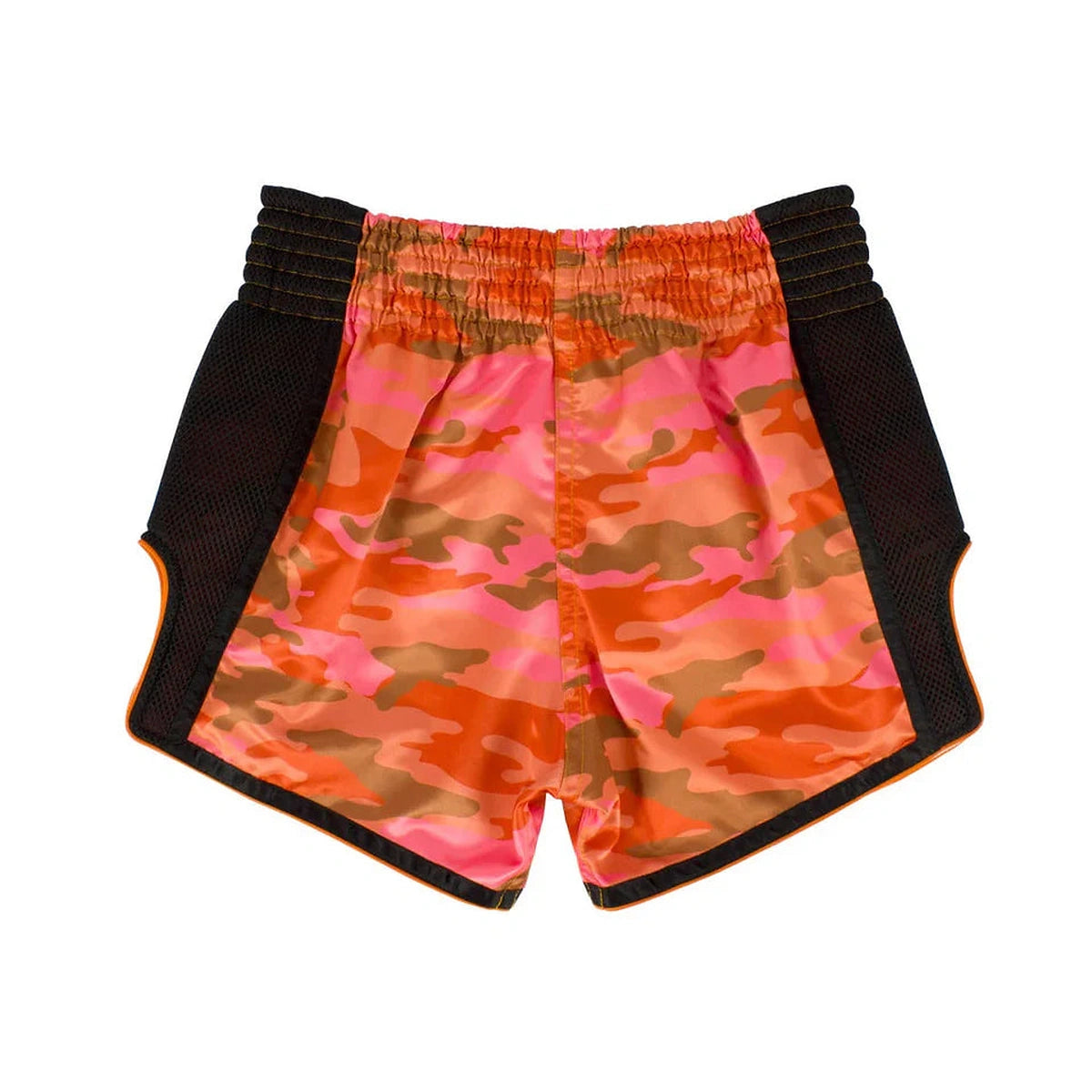 Fairtex Orange Camo Slim Cut Muay Thai Shorts