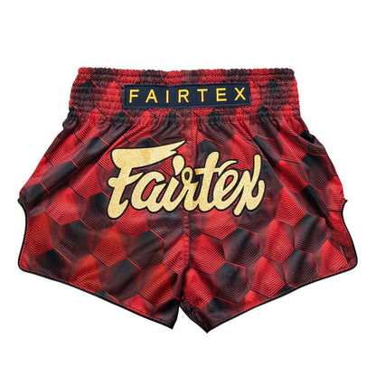 Fairtex Stealth Red Muay Thai Shorts