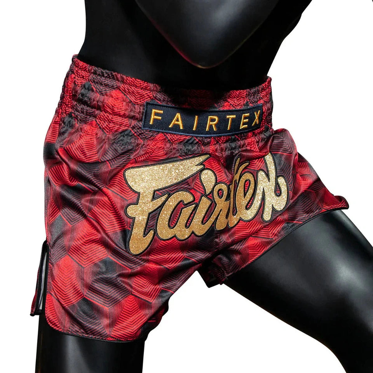 Fairtex Stealth Red Muay Thai Shorts