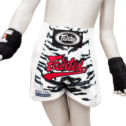 Fairtex White Tiger Kids Muay Thai Shorts