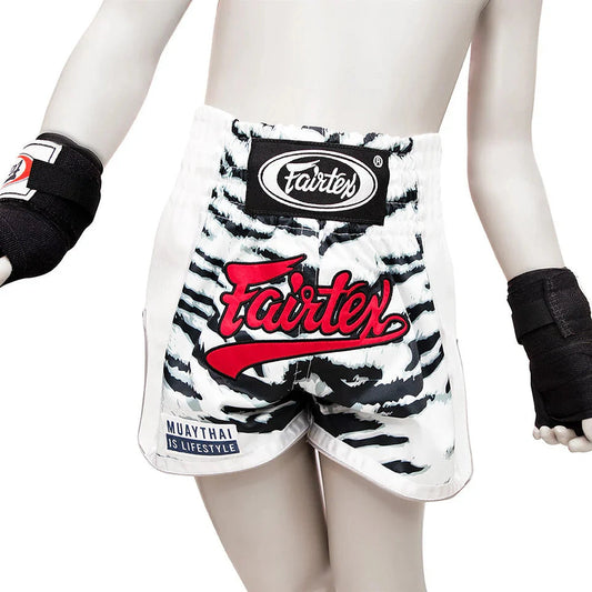 Fairtex White Tiger Kids Muay Thai Shorts