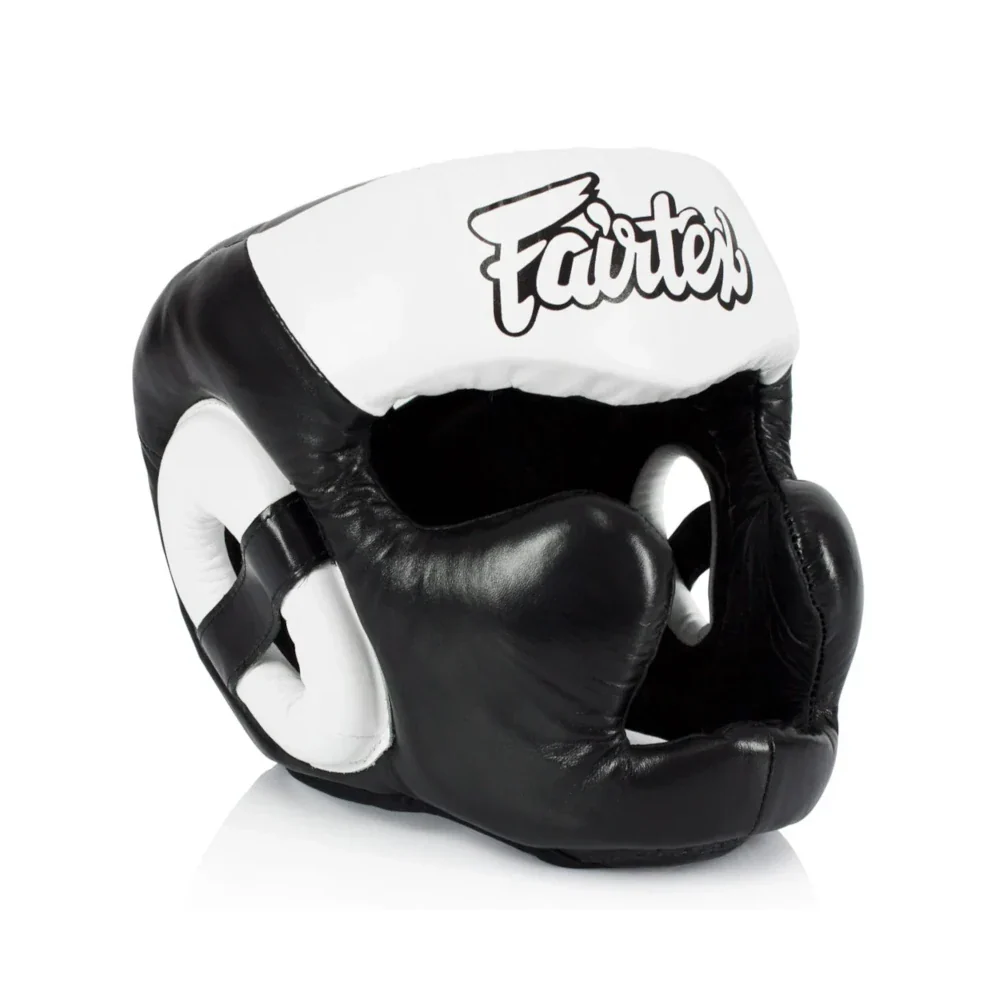 FAIRTEX Diagonal Vision Sparring Headguard/Lace Up (HG13) - Boxing Head Guard