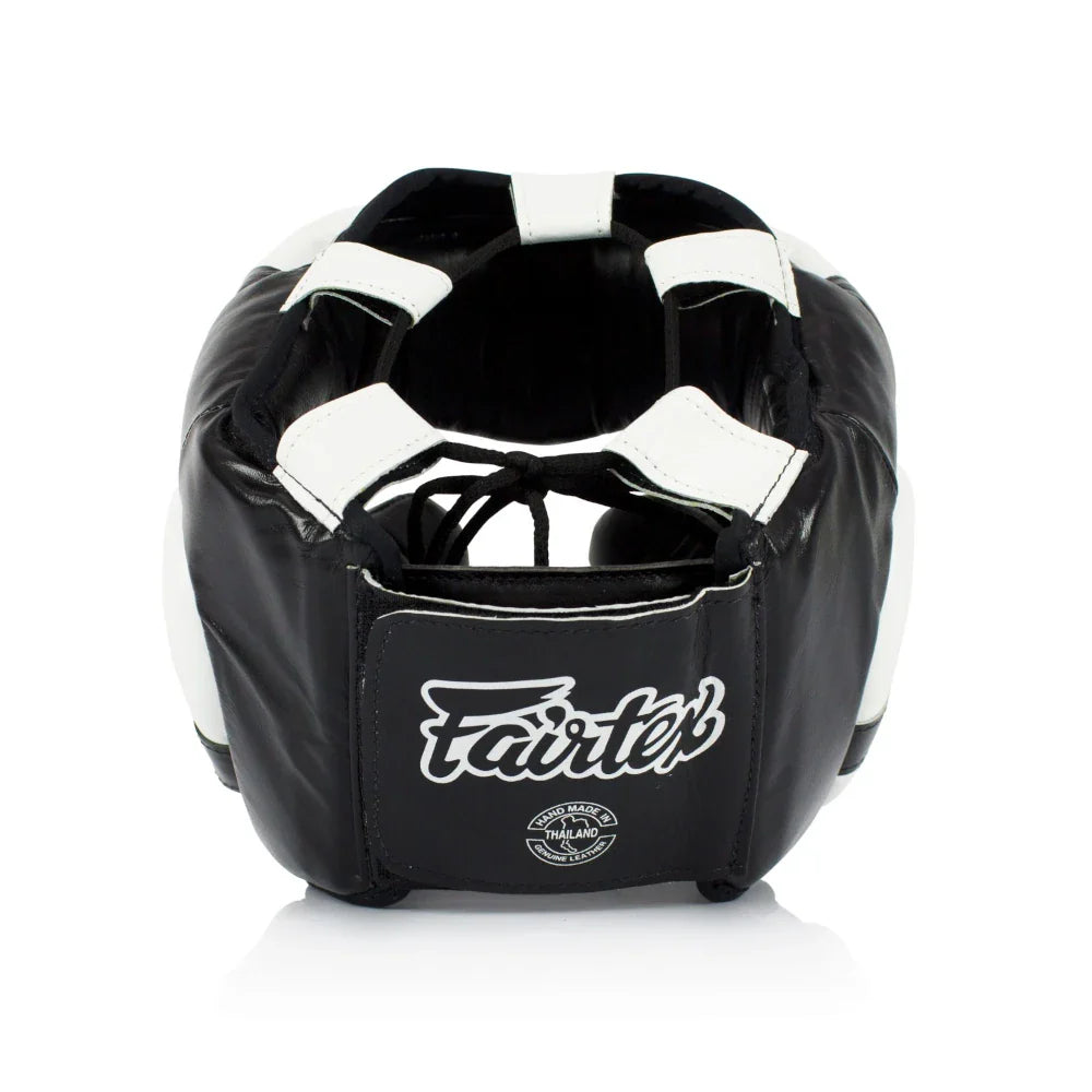 FAIRTEX Diagonal Vision Sparring Headguard/Lace Up (HG13) - Boxing Head Guard