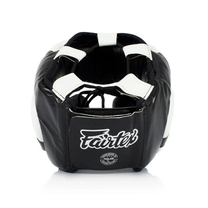 FAIRTEX Diagonal Vision Sparring Headguard/Lace Up (HG13) - Boxing Head Guard