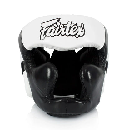 FAIRTEX Diagonal Vision Sparring Headguard/Lace Up (HG13) - Boxing Head Guard