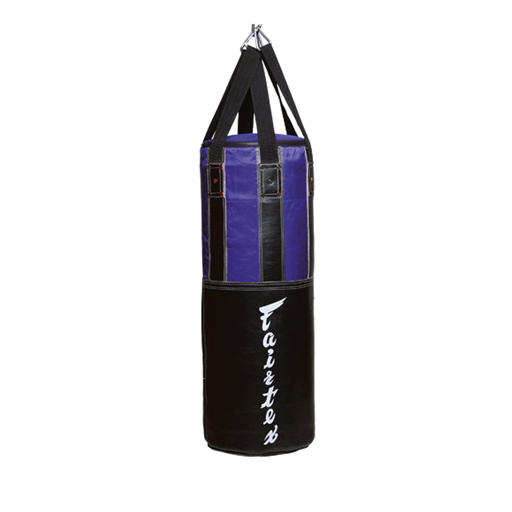 FAIRTEX 90cm Classic Heavy Bag/Unfilled (HB2) - Black/Blue