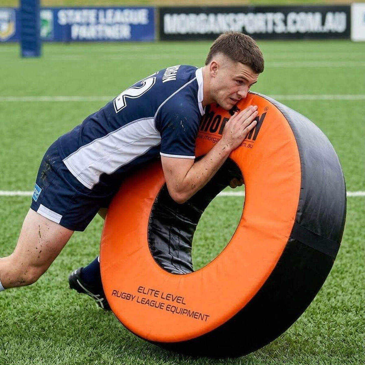Morgan Elite Tackle Ring - Rugby & AFL Training Wheel