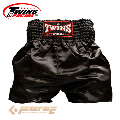 TWINS Boxing Shorts Plain Black TB-30