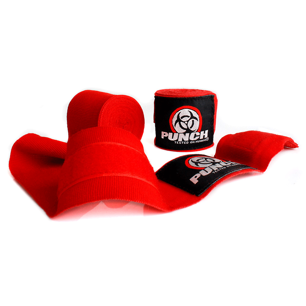 HAND WRAPS - Urban™ 3m - 3 SET - BLACK-WHITE-RED